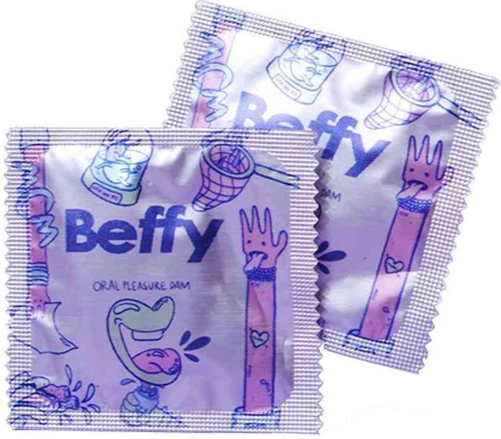 Actual product image Asha International Beffy Lickpads Oral Sex Wipes (2 pcs.)
