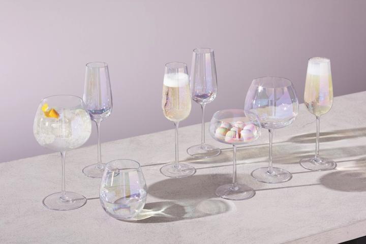 Actual product image LSA Pearl Balloon Goblet - 650ml mother of pearl x 2 (65 cl, 2 Glasses, White wine glasses)