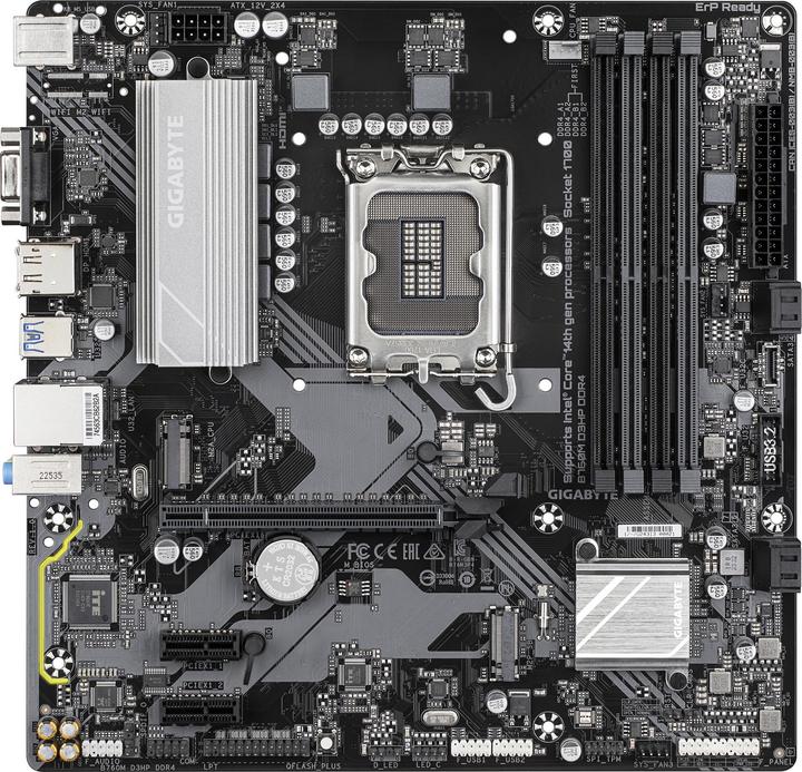 Actual product image Gigabyte B760M D3HP DDR4 (LGA 1700, Intel B760 Express, mATX)