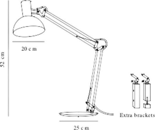 Actual product image Nordlux Table lamp Arki E27, Black (E27)