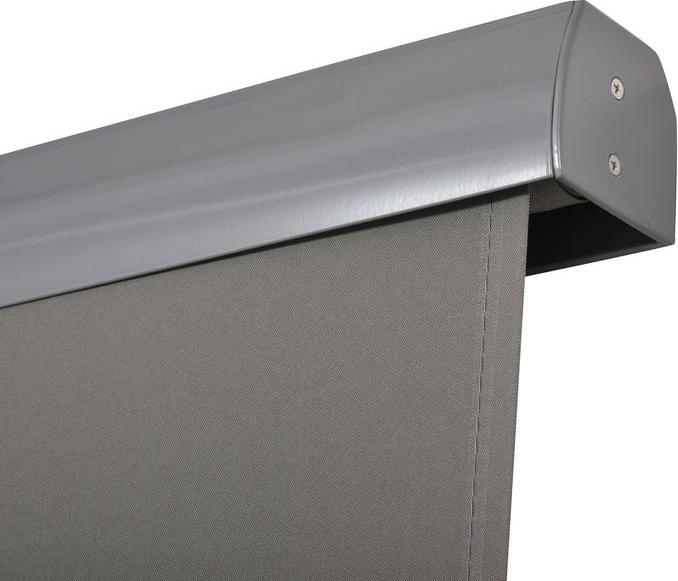 Produktbild Swisshandel24 Senkrechtmarkise Balkon Windschutz & Sichtschutz, Handkurbel, Polyester+Aluminium, Grau, 140x250cm (1.40 m)