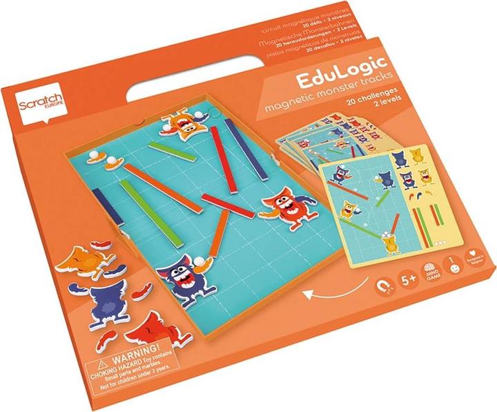 Produktbild Scratch Magnet Lernspiel Monster (Deutsch, Französisch, Englisch, Italienisch)