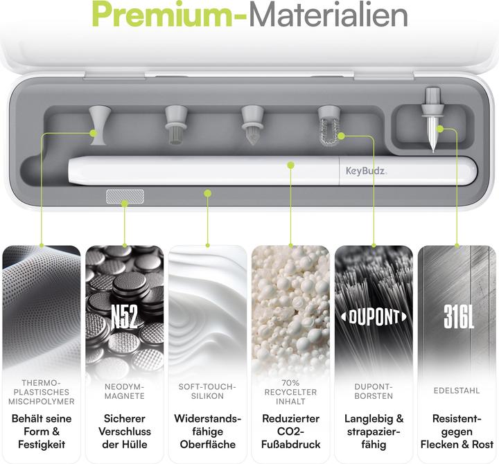 Image du produit Keybudz Kit de nettoyage AirCare 2.0 (AirPods)