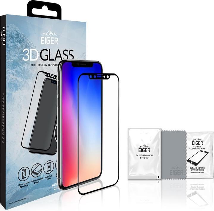 Produktbild Eiger Mountain Glass Clear Edge (1 Stück, Apple iPhone 11 Pro, Apple iPhone X, Apple iPhone XS)