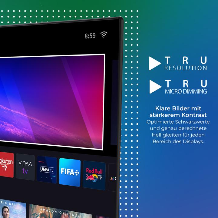 Produktbild Toshiba 43UV2363DG Fernseher 109,2 cm (43) 4K Ultra HD Smart-TV WLAN Schwarz 250 cd/m² (43", LED, 4K)