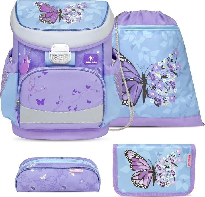 Image du produit Belmil MINI FIT Schulrucksack-Set Butterfly (17 l)