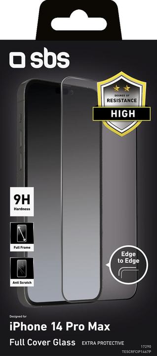 Immagine prodotto SBS Vetro a copertura totale (1 Pezzo/i, Apple iPhone 14 Pro Max)