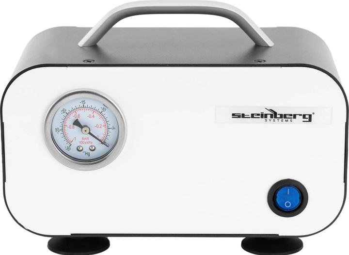 Actual product image Steinberg Elektrische Membran-Vakuumpumpe Laborpumpe Unterdruckpumpe ölfrei 20 W 10 l/min