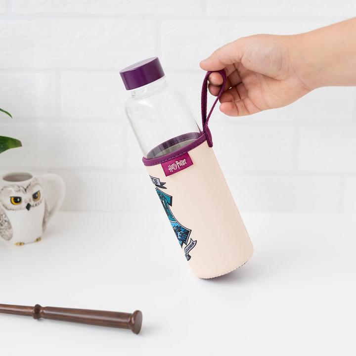Image du produit - Bouteille d'eau en verre 500 ml (Hogwarts) (0.50 l)