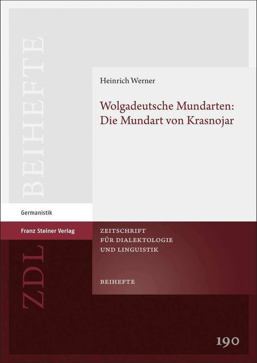Immagine prodotto Wolgadeutsche Mundarten: Die Mundart von Krasnojar (Tedesco, Heinrich Werner, 2022)