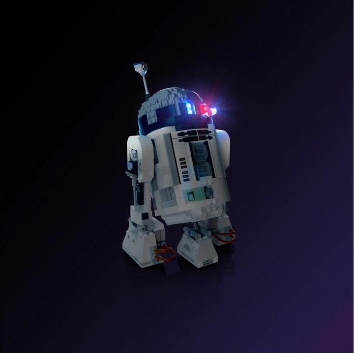 Actual product image Light my bricks LMB 2.0 LED light set for LEGO 75379 Star Wars R2-D2
