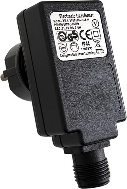 Produktbild Inda-Exclusiv Acryl Rentier Schlitten 80 LED Weihnachtsbeleuchtung Aussenbeleuchtung