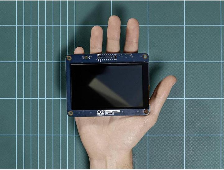 Immagine prodotto Arduino GIGA Display Shield Monitor touchscreen da 10,1 cm (3,97 pollici) 800 x 480 Pixel