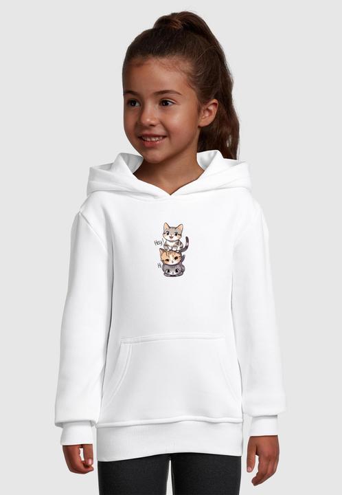 Produktbild Merchcode Kids Hi Cats - Basic Hoody - 184969 (134)