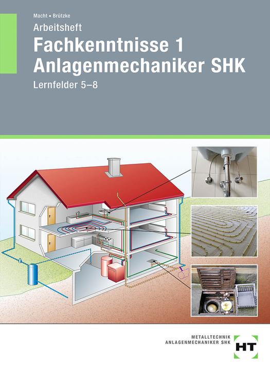 Image du produit Arbeitsheft Fachkenntnisse 1 Anlagenmechaniker SHK (Allemand, Harald Power, 2020)