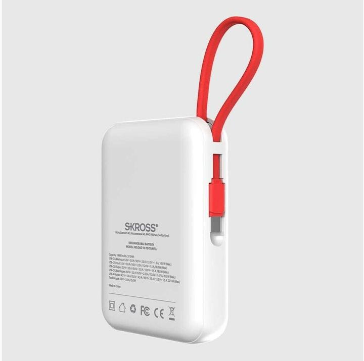 Actual product image Skross Reload 10 Travel (10000 mAh, 22 W, 37 Wh)