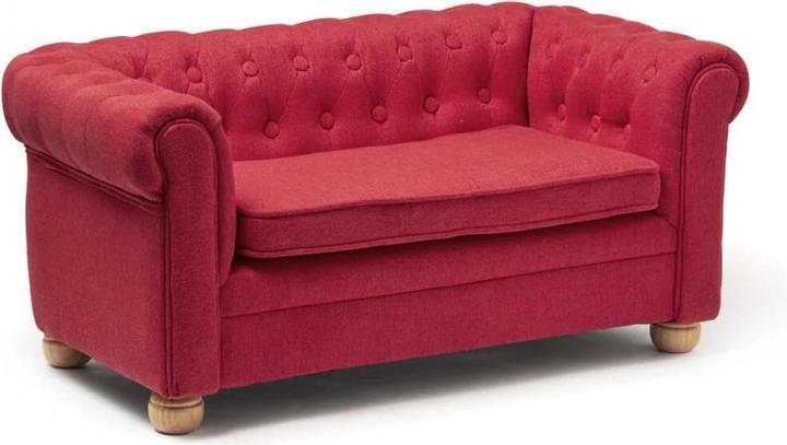 Image du produit Kids Concept Chesterfield petit rouge (Canapé pour enfants)