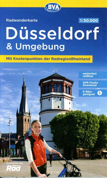 Produktbild Radwanderkarte BVA Düsseldorf & Umgeb.