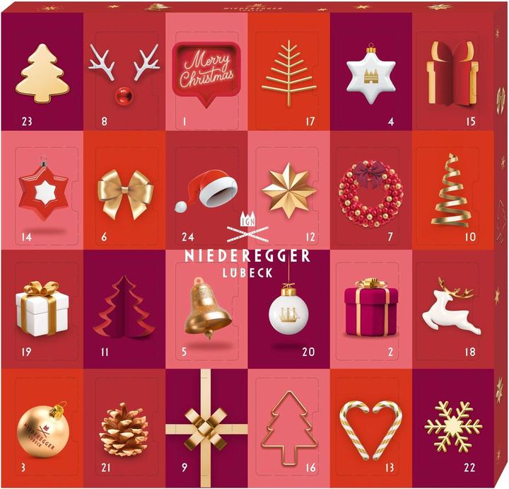 Produktbild Niederegger Adventskalender Mini-Glamour (168 g)