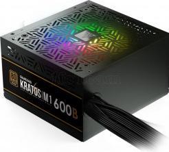 Gamdias Alimentation ATX Kratos M1-600B RGB - 600W (Noir) Bronze (600 W)