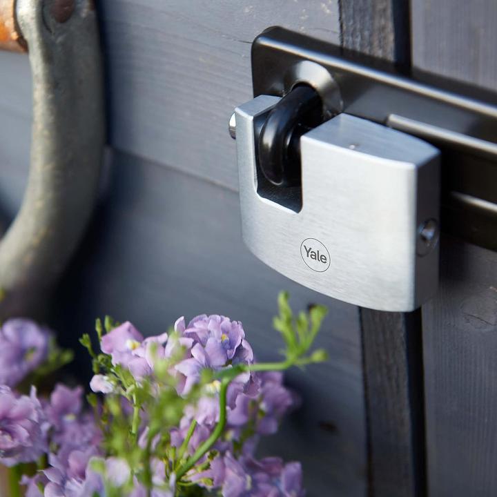 Produktbild Yale Y124B/60/110/1 Vorhängeschloss 60 mm Silber Schlüsselschloss