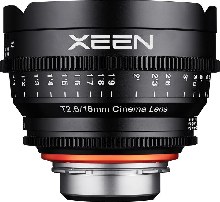 Samyang XEEN 16mm T2.6 FF Cine Canon (Canon EF, Vollformat, APS-C / DX, Micro Four Thirds)