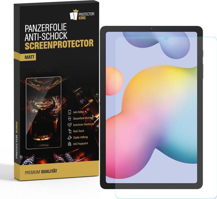 Actual product image Protectorking 2x Panzerfolie Anti-Shock matt entspiegelt (2 Piece, Galaxy Tab S6 Lite)