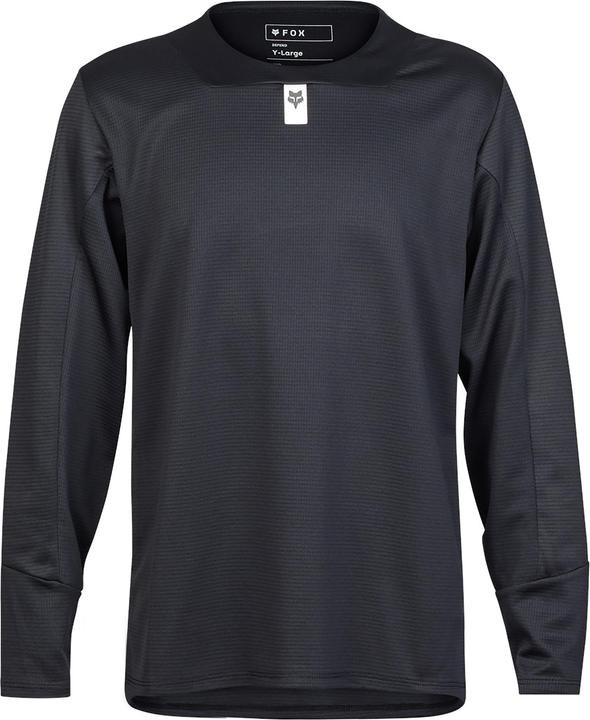 Fox Jersey 24 Yth Defend Ls Blk