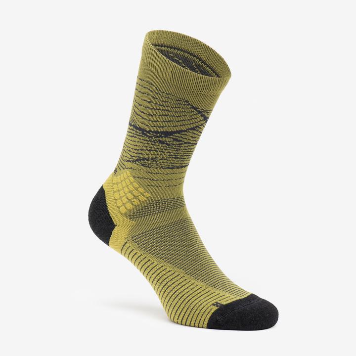 Image du produit Quechua Chaussettes randonnée - hike 500 high trendy khaki et gris x2 paires (39, 42)