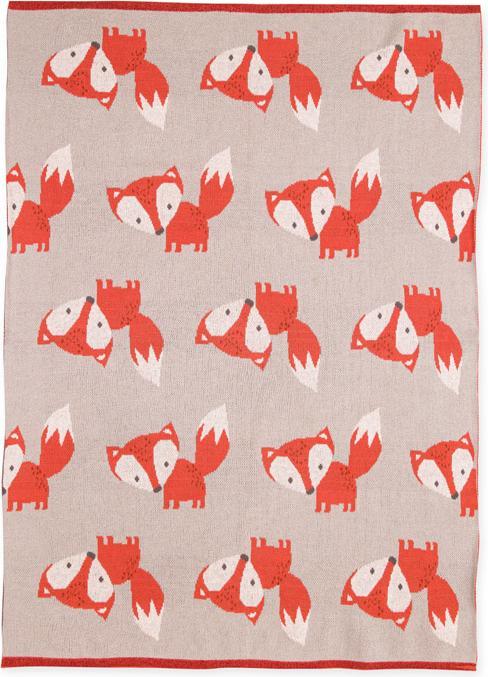 Produktbild Bizzi Growin Gestrickte Decke aus Fuchs-Baumwolle