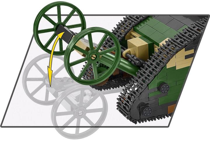 Actual product image Cobi Historical Collection Great War British Tank Brand I Male no C.19