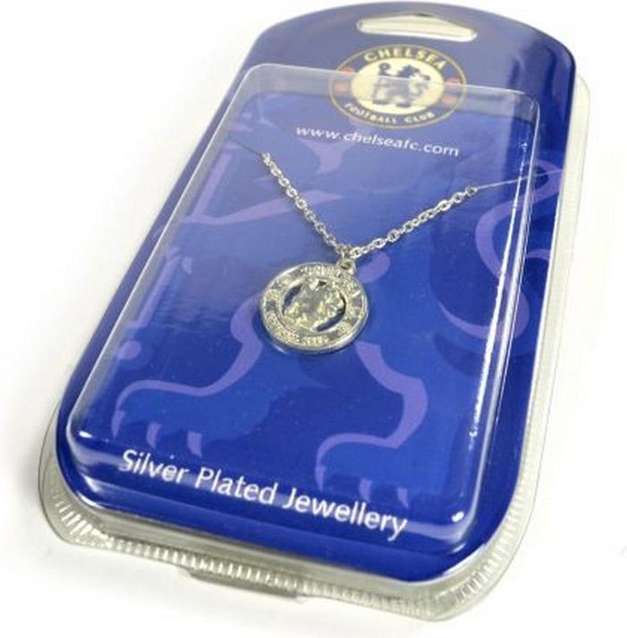 Immagine prodotto Chelsea FC Collana con ciondolo a forma di stemma (100% argento platino)