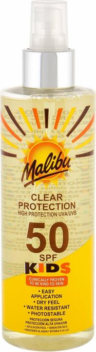 Malibu Kids Clear Protection (Sonnenspray, SPF 50, 250 ml)