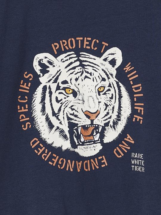 Produktbild Vertbaudet Jungen Shirt mit Tigermotiv und Recycling-Baumwolle (86)