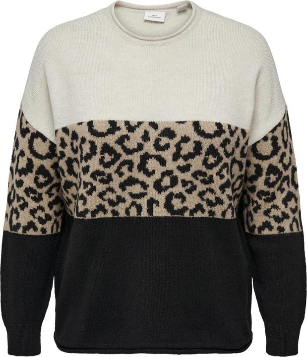 Only Curvy Rundhals Strickpullover