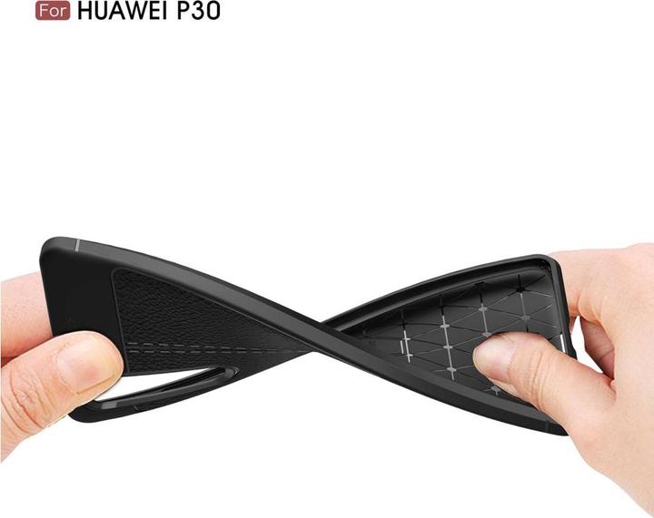 Produktbild Screenguard Huawei P30 Hülle Leather Design TPU Cover (Huawei P30)