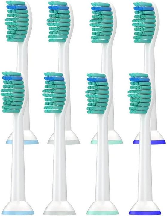 Image du produit ASMI Brosses à dents de rechange Sonic, tête de brosse à dents, 8 pièces (8 x)