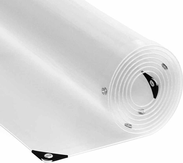 Produktbild VidaXL Transparente Plane mit Ösen 4x10 m PVC durchsichtige Plane