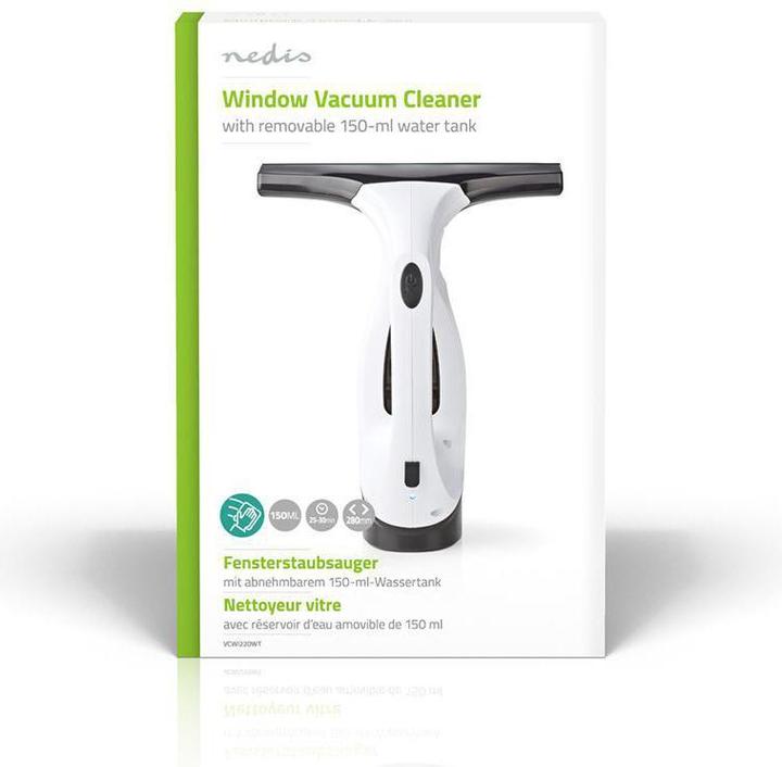 Actual product image Nedis Window Vacuum Cleaner VCWI220WT White