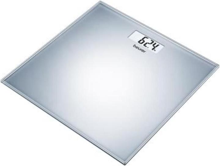 Beurer Personenwaage bis 180kg Glas LCD-Anzeige silber SR GS1 (180 kg)