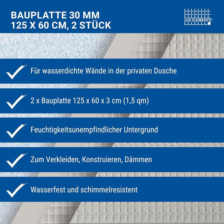 Produktbild Lux elements Bauplatte (2 Stk.)