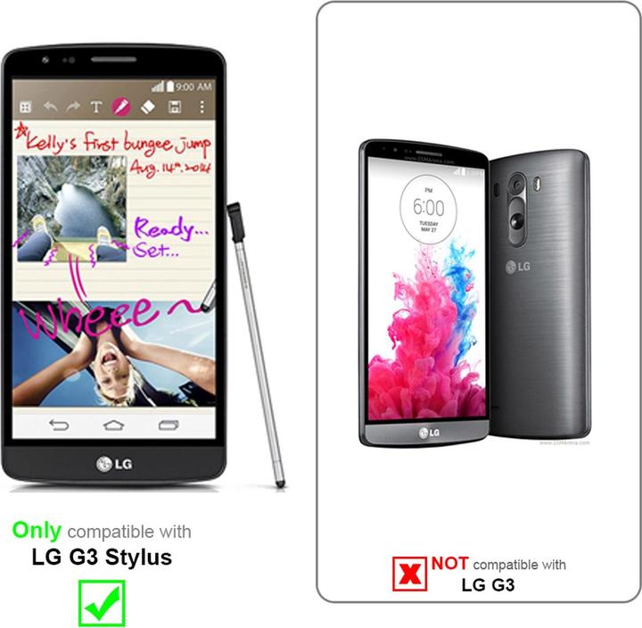 Productafbeelding Cadorabo Boek Onzichtbare Magneethoes (LG G3 Stylus)