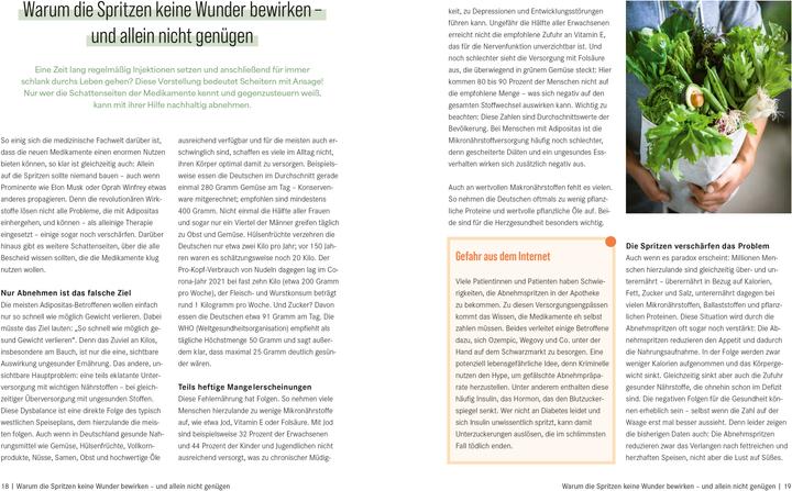 Valeurs nutritives et ingrédients Für immer schlank – Der Masterplan (Allemand, Martin Smollich, 2024)