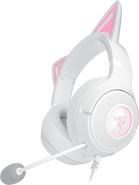 Actual product image Razer Kraken Kitty V2 - White (Cable)