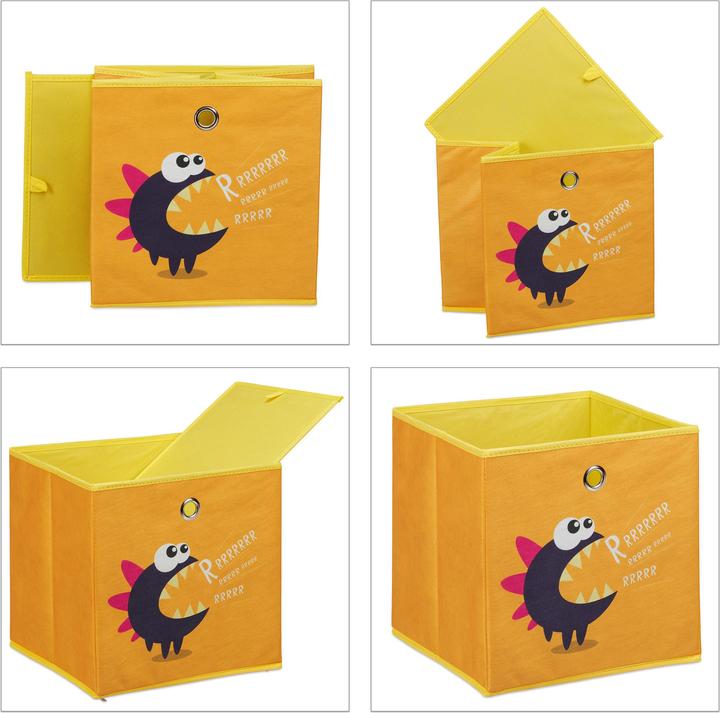 Produktbild Relaxdays 4x Kinderaufbewahrungsboxen
