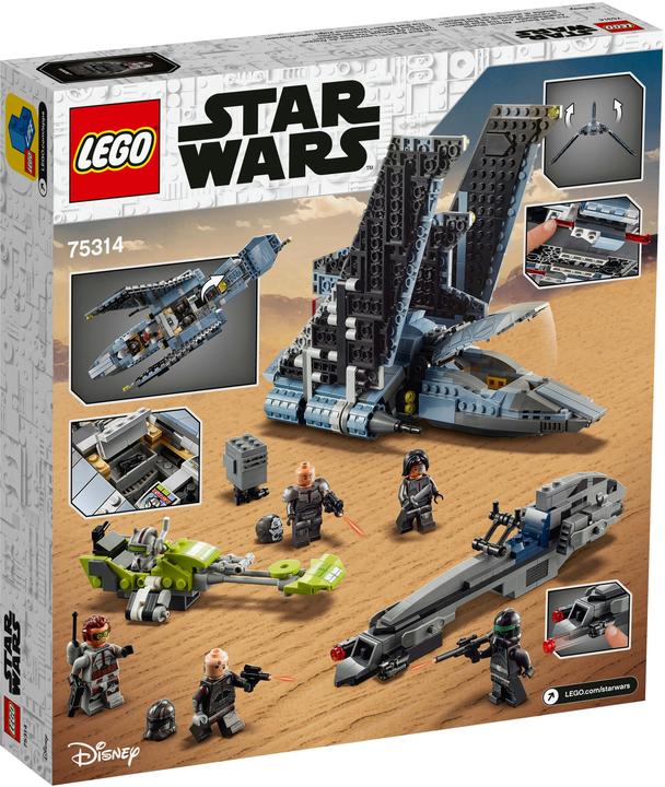 Produktbild LEGO Star Wars 75314 Das Bad Batch Attack Shuttle (75314, LEGO Star Wars)