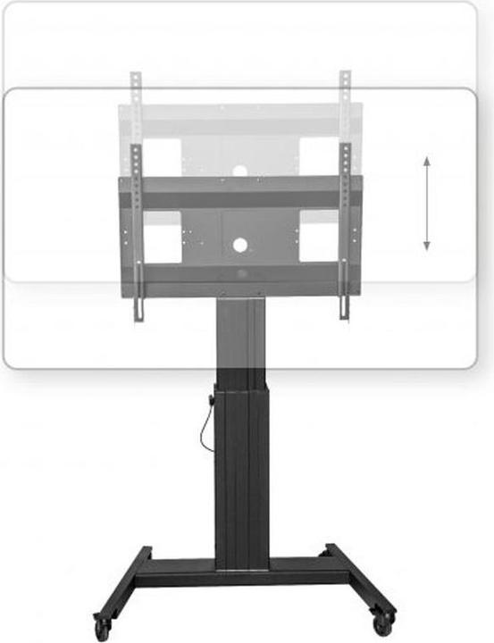 Produktbild Hagor Mobile Lift Pro II Standsystem Mobil fuer Displays 122-279cm hoehenverstellbar Fahrweg Lift 500mm... (110", 160 kg)