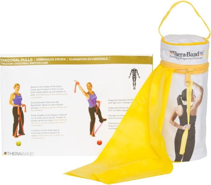 Produktbild TheraBand Übungsband (2.50 m, Leicht)