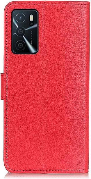 Actual product image MU Classic Litchi Leather Bookcover Series (Oppo A16s, Oppo A54s)