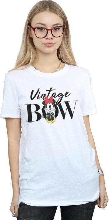 Immagine prodotto Disney Minnie Mouse Vintage Bow Maglietta Ampia Donna (XL)